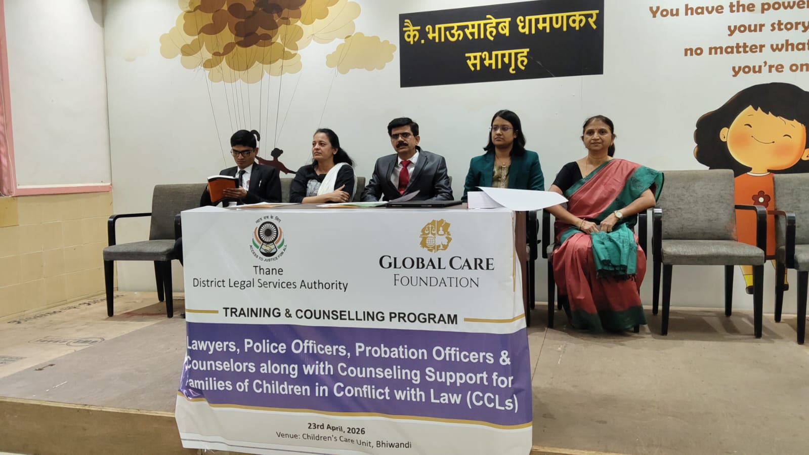 TRAINING & COUNSELLING PROGRAM – 23rd April, 2026