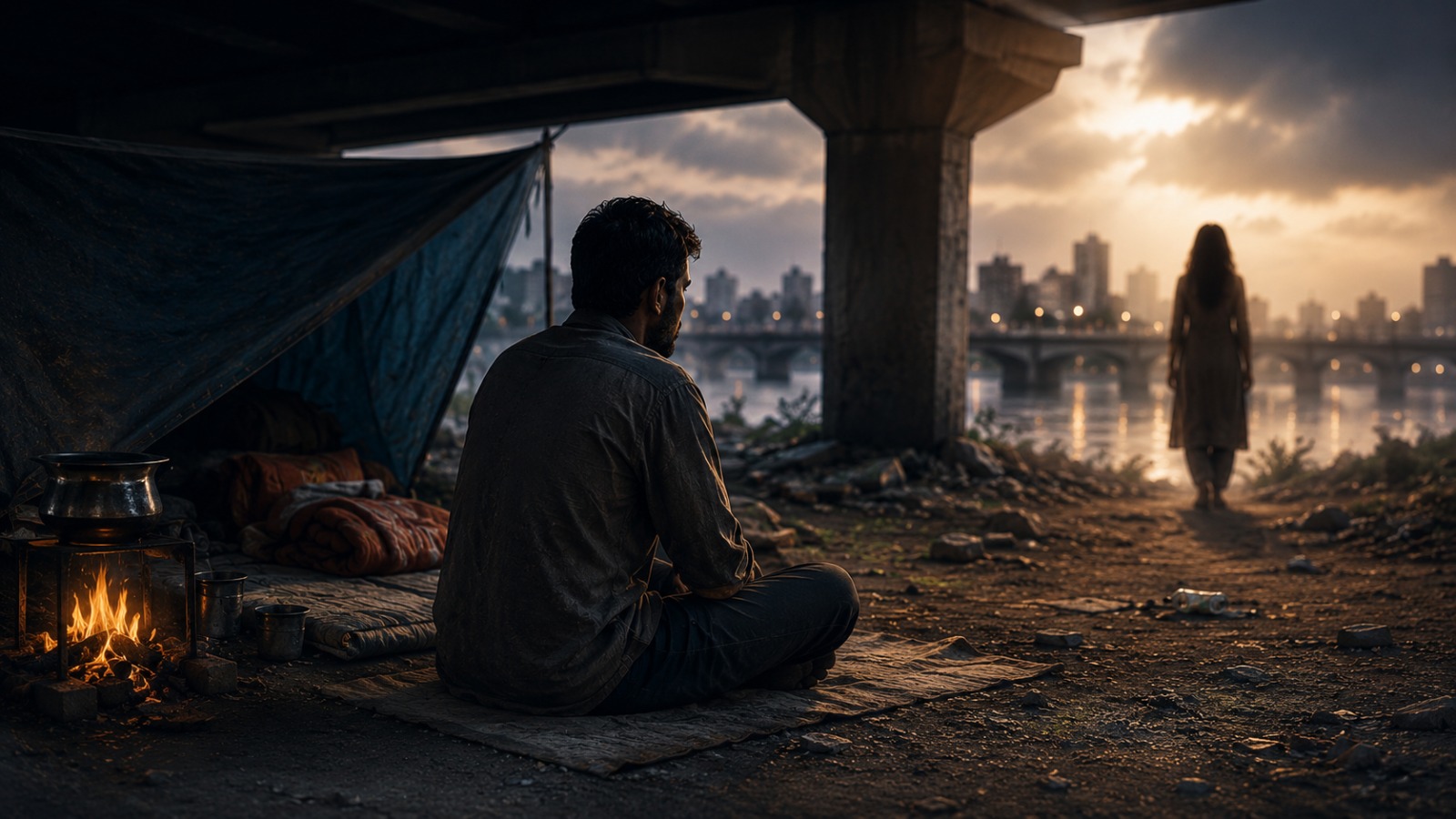 A representational image showing emotional distress and uncertainty